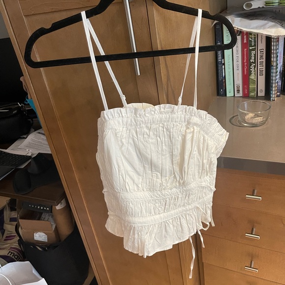 NWT. Free People Gabby Tube Top. White. Size XL - Picture 4 of 7
